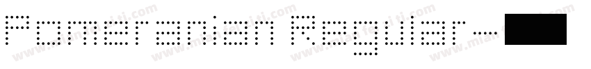 Pomeranian Regular字体转换